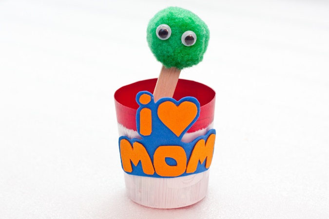 How To Make I Love Mom Character Cup
