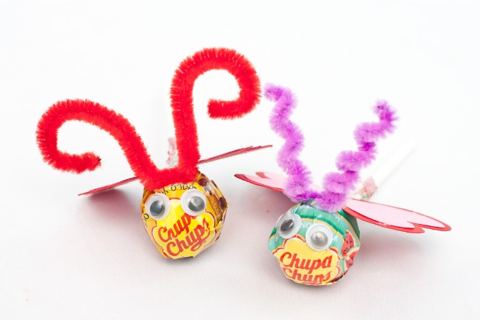 How To Make Adorable Lollipop Love Bugs