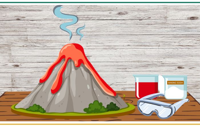 homemade volcano
