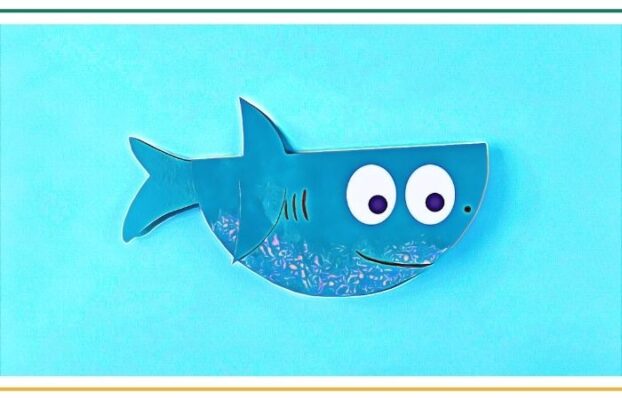 How to make a paper plate shark