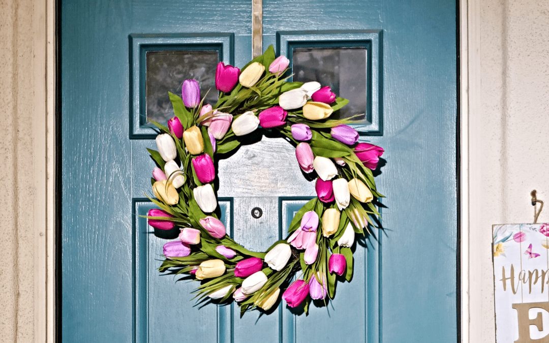 How To Make A Spring Floral Wreath